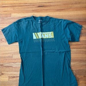 Vans Men's Teal T-Shirt